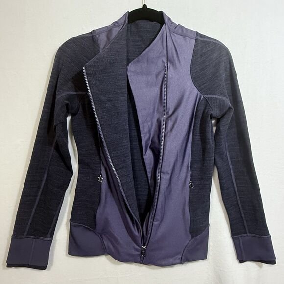 Lululemon Emerge Renewed Jacket Nightfall Purple Jacquard Space Dye Women's 6 - Picture 7 of 10